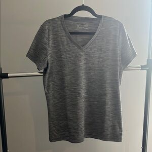 Under Armour Gray Fitted Short Sleeve Tee